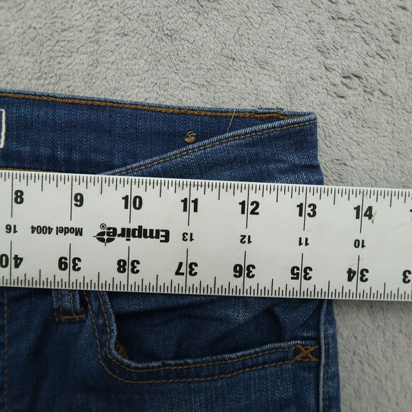 Madewell Jeans Women's Size 26 Blue Mid-Rise Roadtripper Denim Pants 28" Inseam - Picture 3 of 16